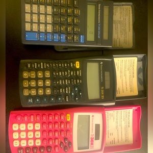 TI-30X IIS scientific calculator (2) and TI-36X scientific calculator